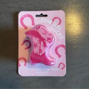 NEW Cowgirl Boots & Hats Crew Socks